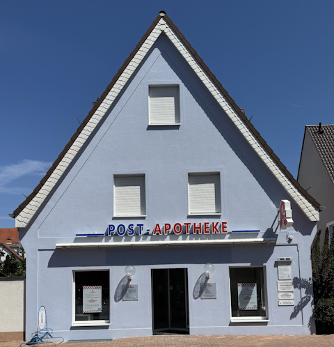 Außenansicht Post-Apotheke Neckarhausen